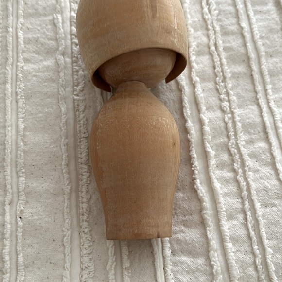 Vintage Hand Wooden Painted Japanese Kokeshi Doll - Picture 6 of 9